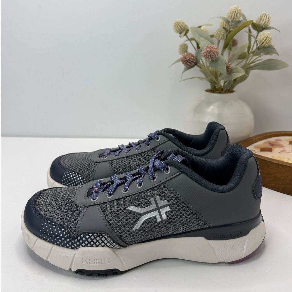Kuru Quantum 2.0 Walking Comfort Sneaker Pewter/Night Sky Women 8.5 Medium NWOB